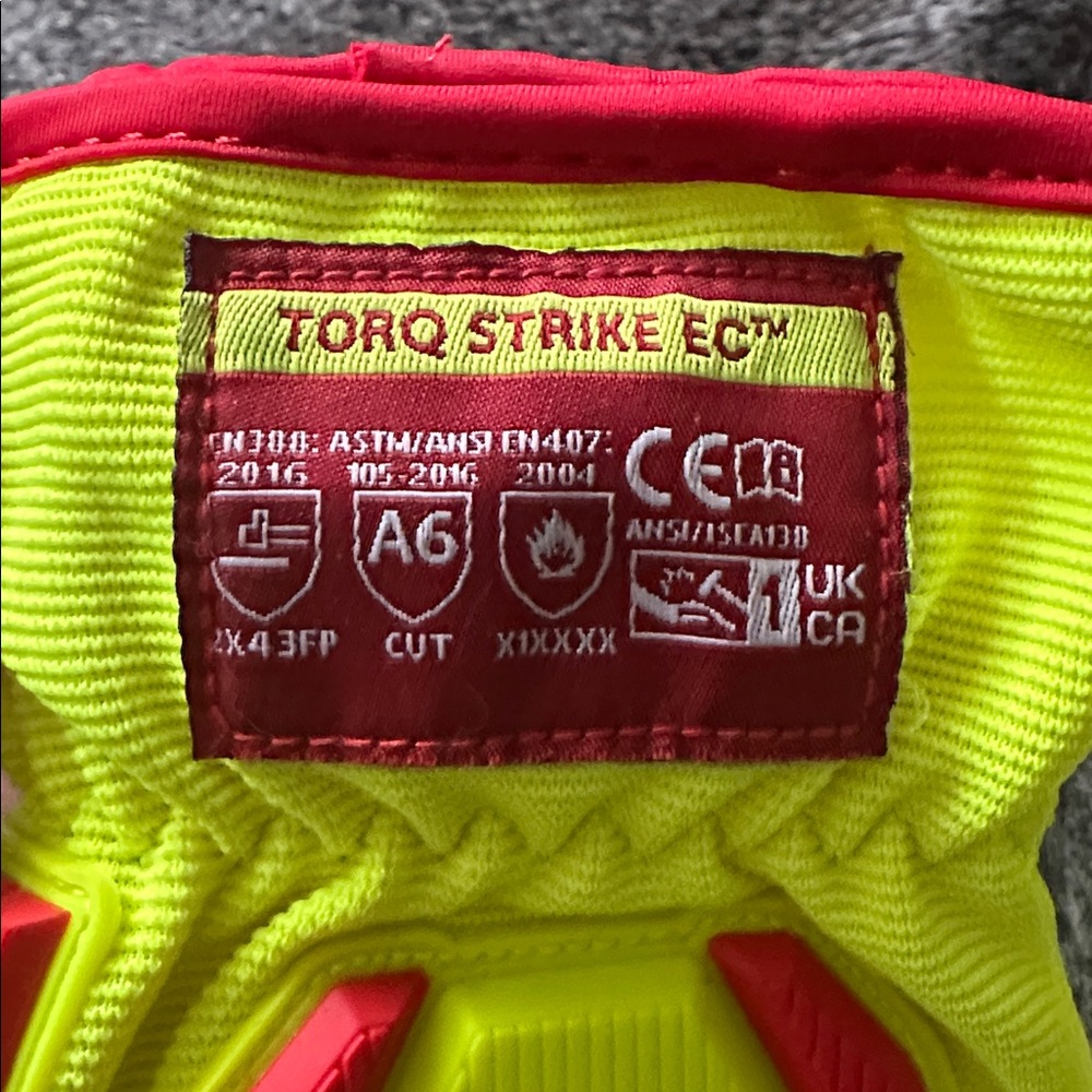 SKYTEC chainsaw Gloves High-Visibility Yellow and… - image 4